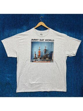 Jimmy Eat World “Bleed American” Album Rock Band Graphic T-Shirt Size XXL
